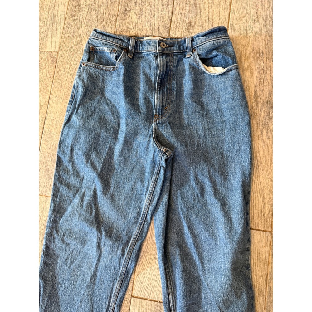 Abercrombie & Fitch The 90s Straight Jeans‎ 30 10R 10 Curve Love Ultra High Rise - Picture 10 of 12